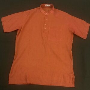 KHADI SS Handwoven Lightweight Henley Pullover